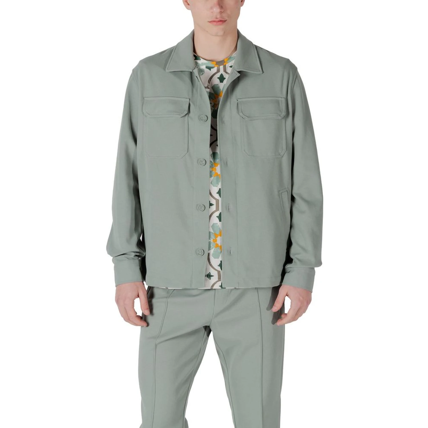 Green Polyester Shirt