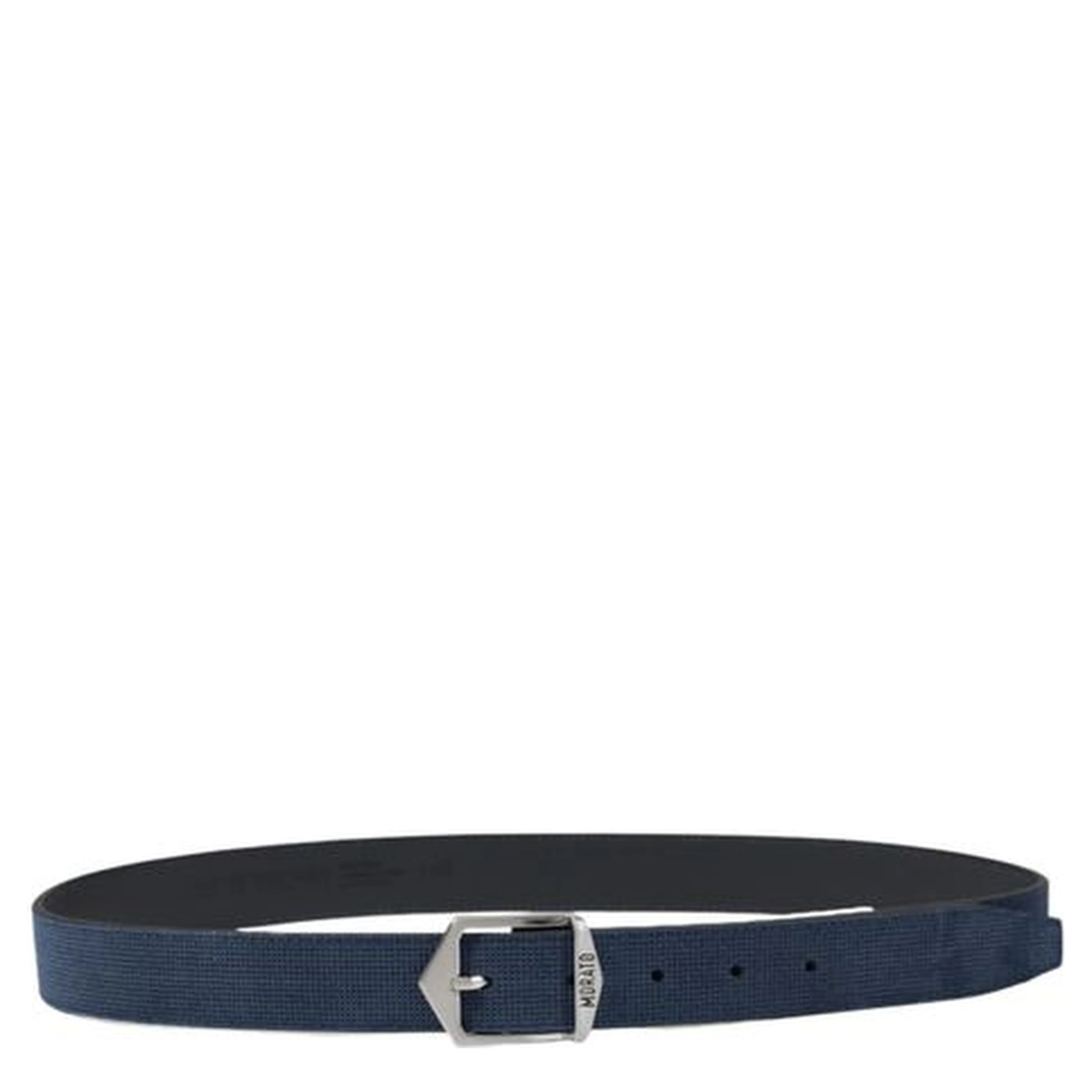 Blue Leather Regular Belt