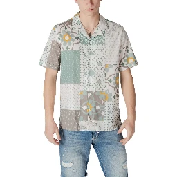 Green Viscose Shortsleeve Shirt
