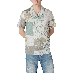 Green Viscose Shortsleeve Shirt