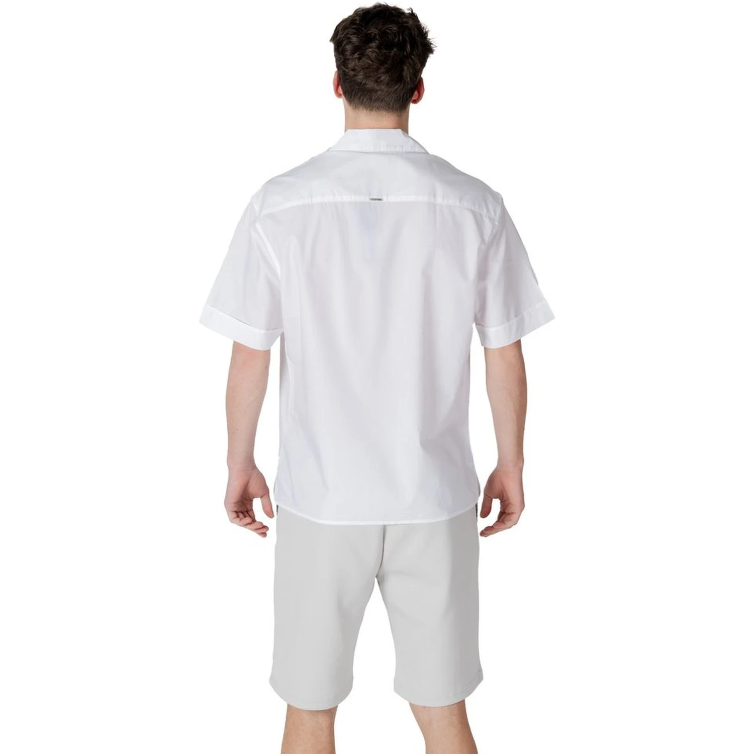 White Lyocell Shortsleeve Shirt