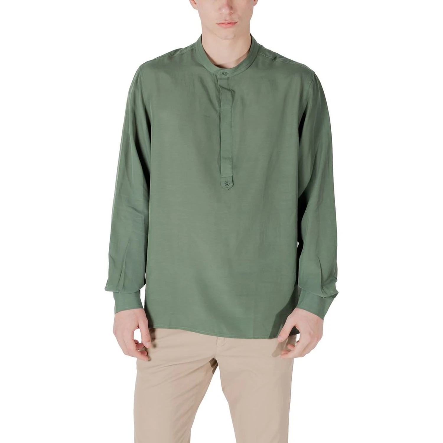 Green Lyocell Shirt