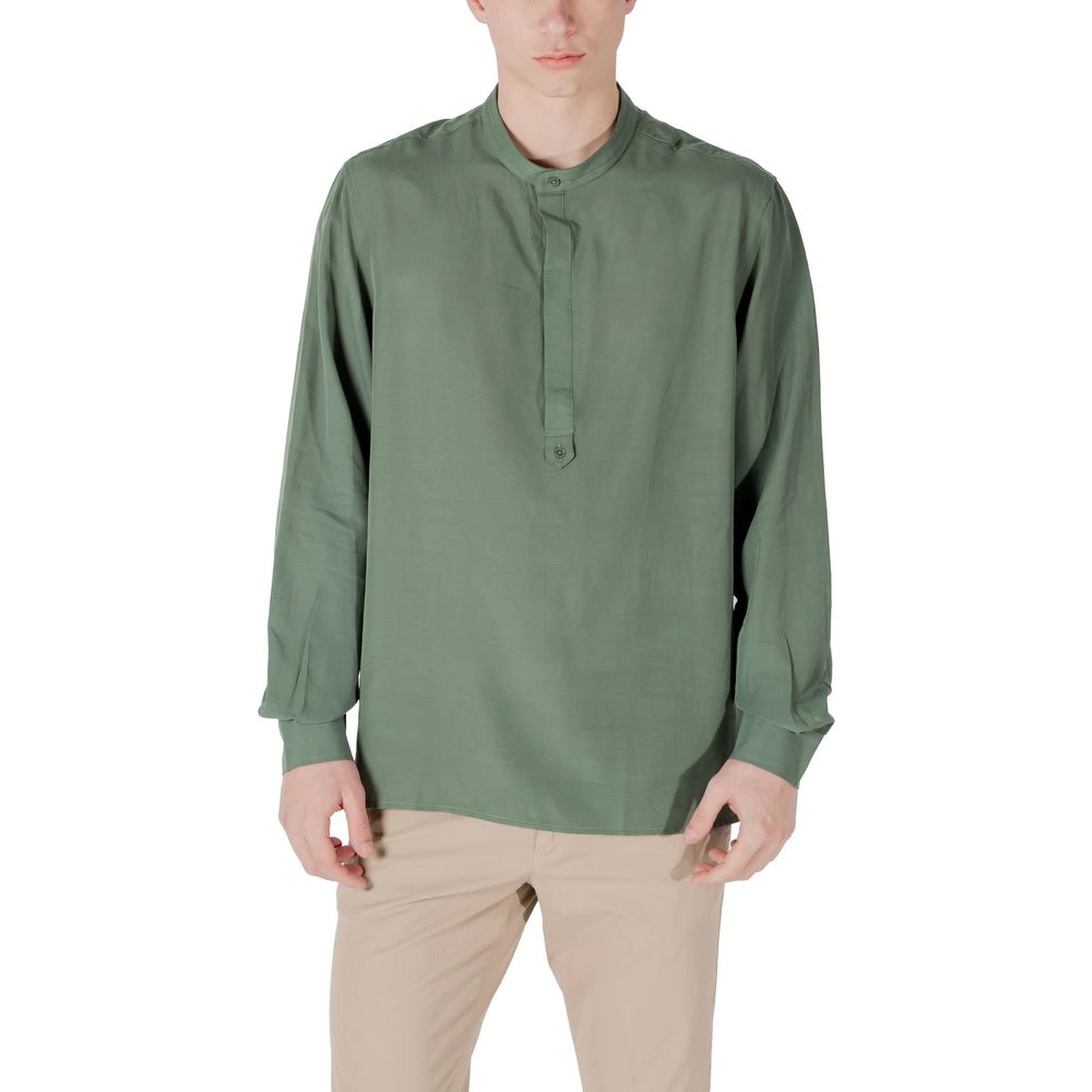 Green Lyocell Shirt