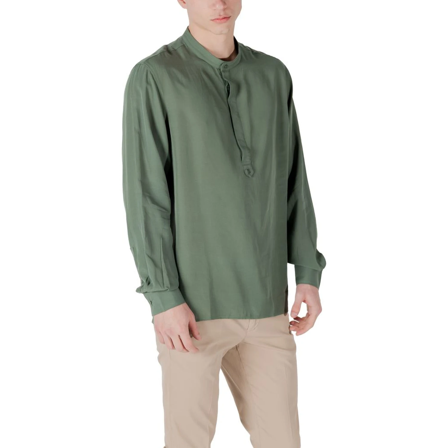 Green Lyocell Shirt