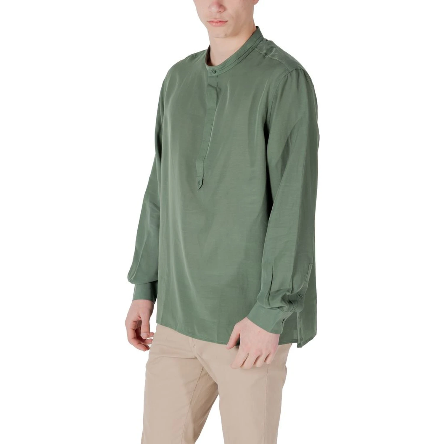 Green Lyocell Shirt