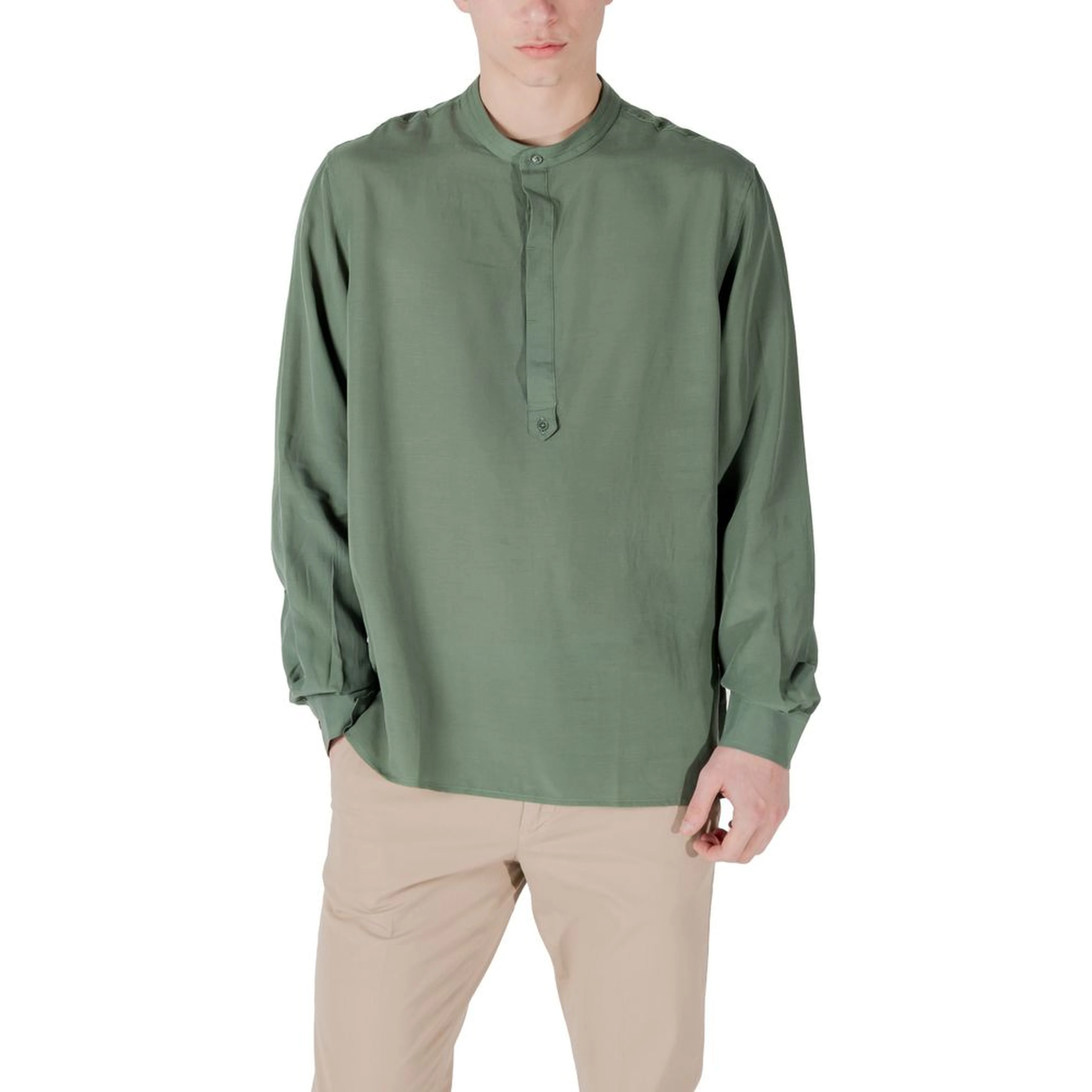 Green Lyocell Shirt