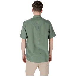 Green Lyocell Shortsleeve Shirt