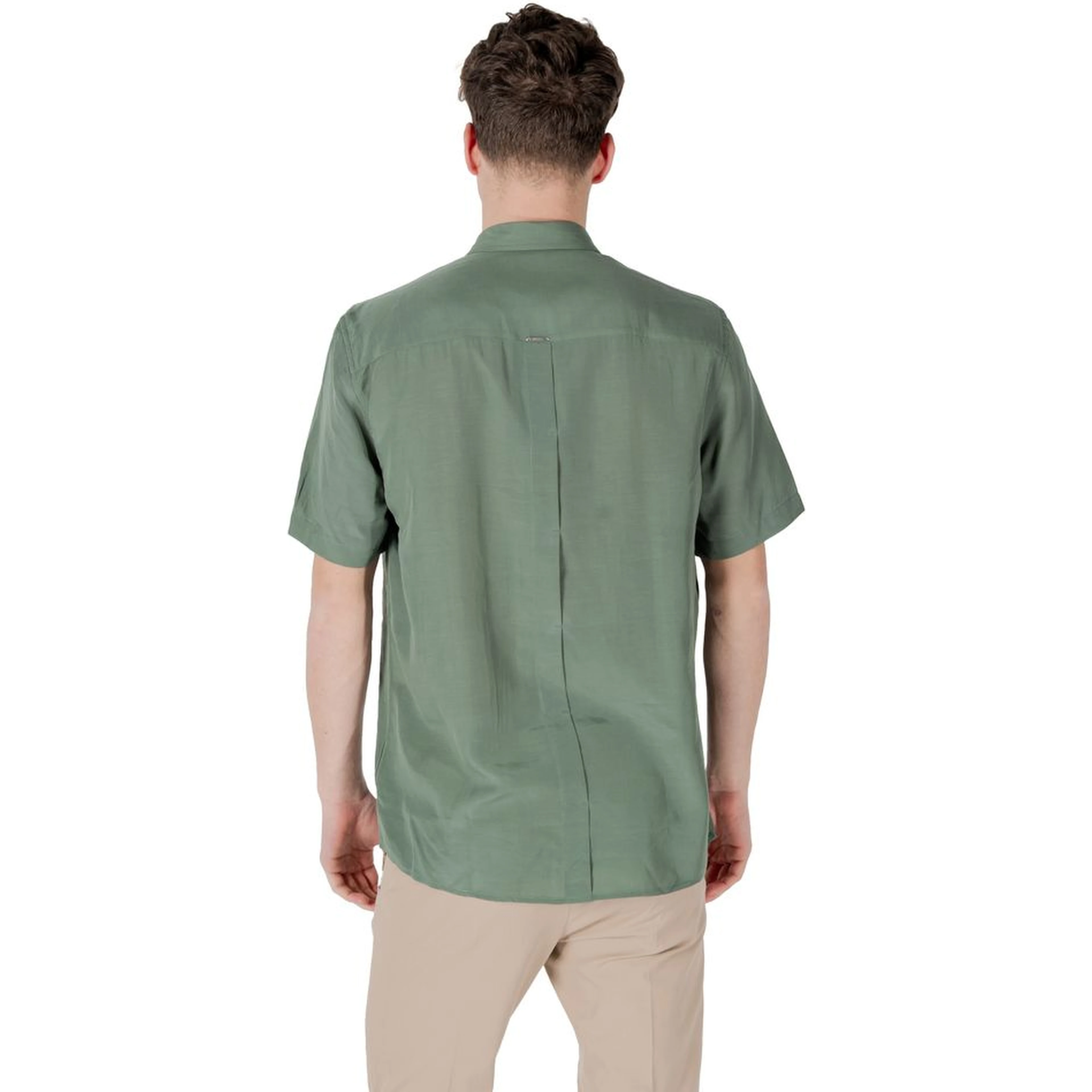 Green Lyocell Shortsleeve Shirt
