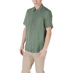 Green Lyocell Shortsleeve Shirt