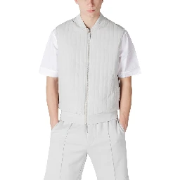 Gray Cotton Bomber
