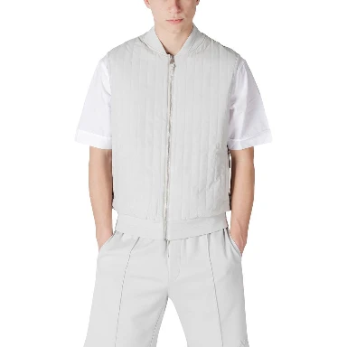 Gray Cotton Bomber