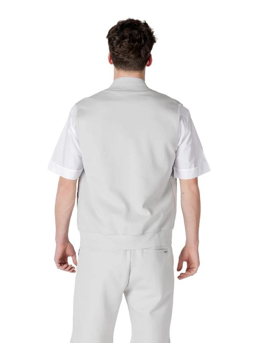 Gray Cotton Bomber