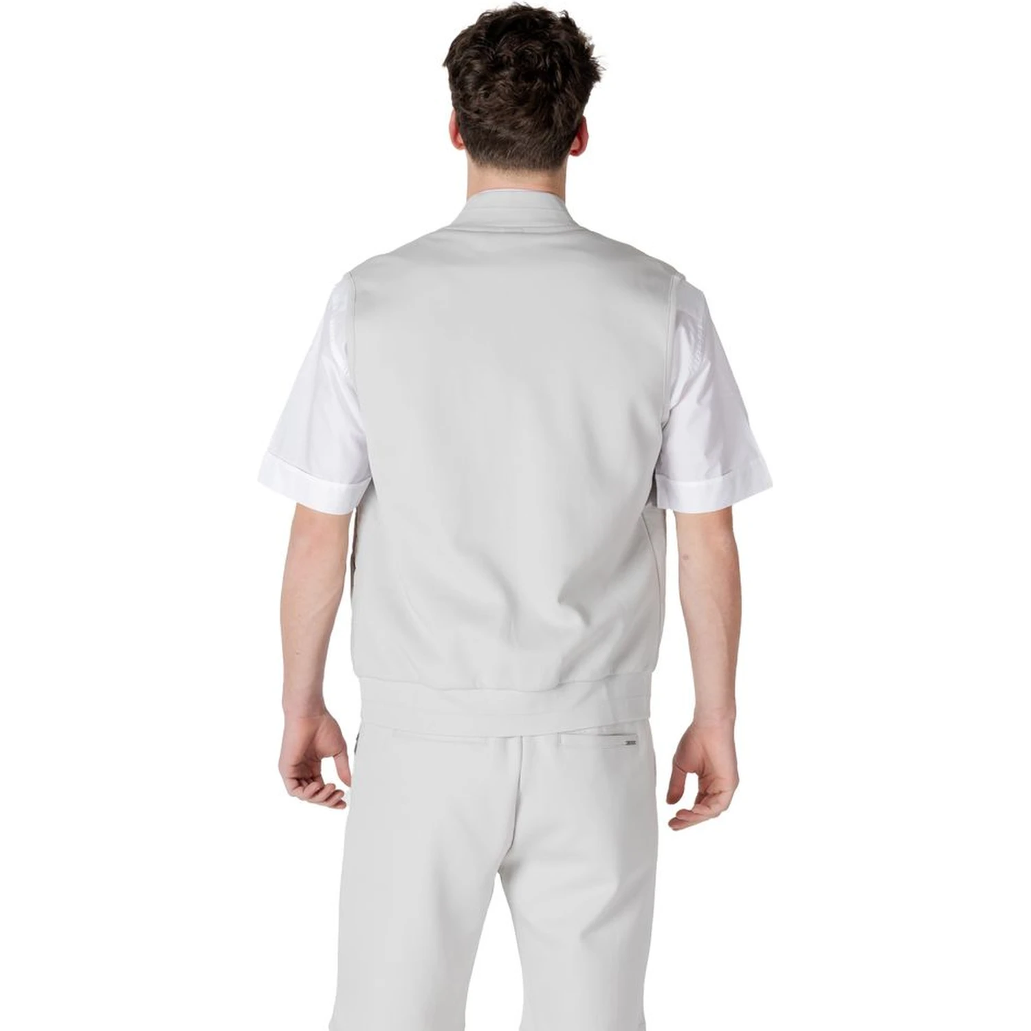 Gray Cotton Bomber