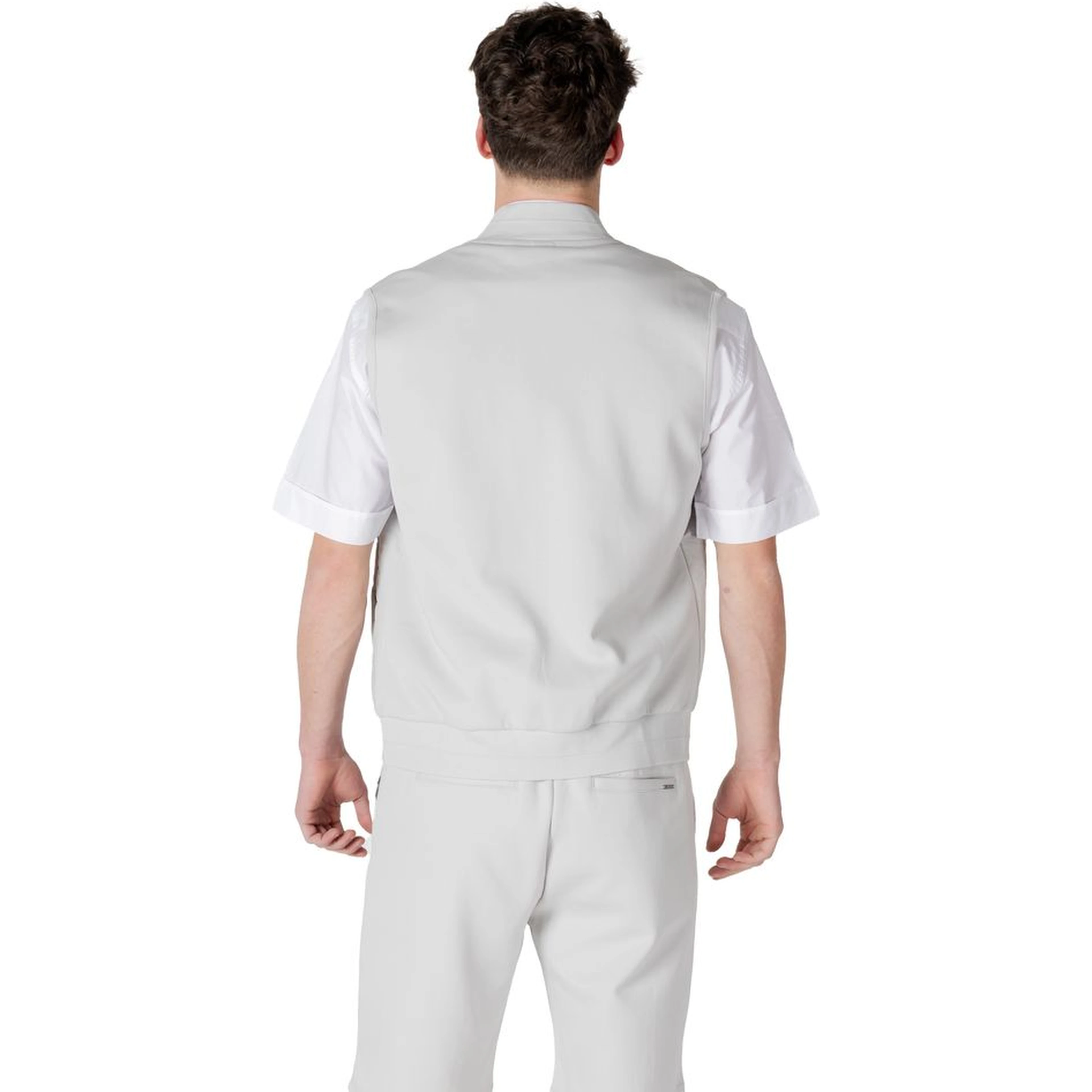 Gray Cotton Bomber