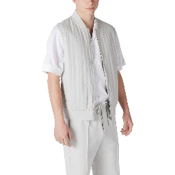 Gray Cotton Bomber