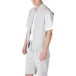 Gray Cotton Bomber