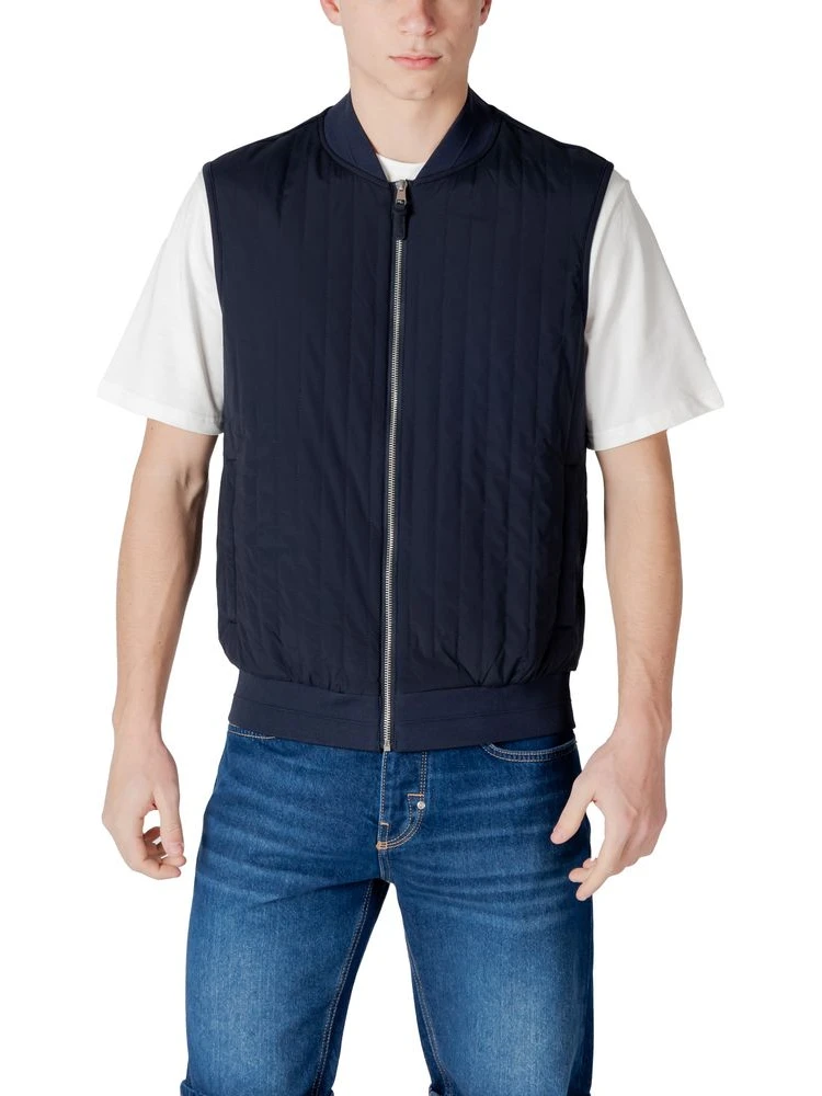 Blue Cotton Jackets & Coat