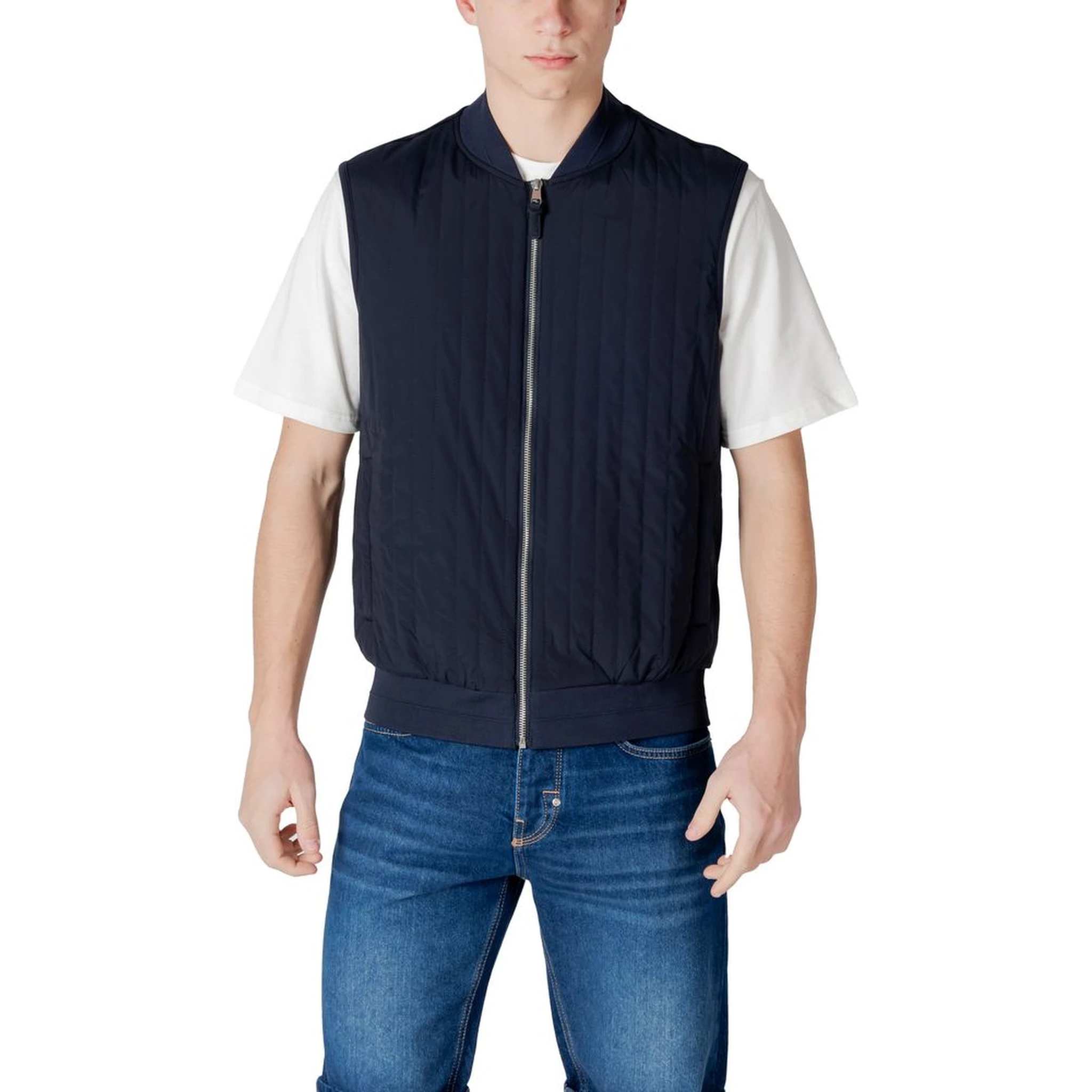 Blue Cotton Jackets & Coat