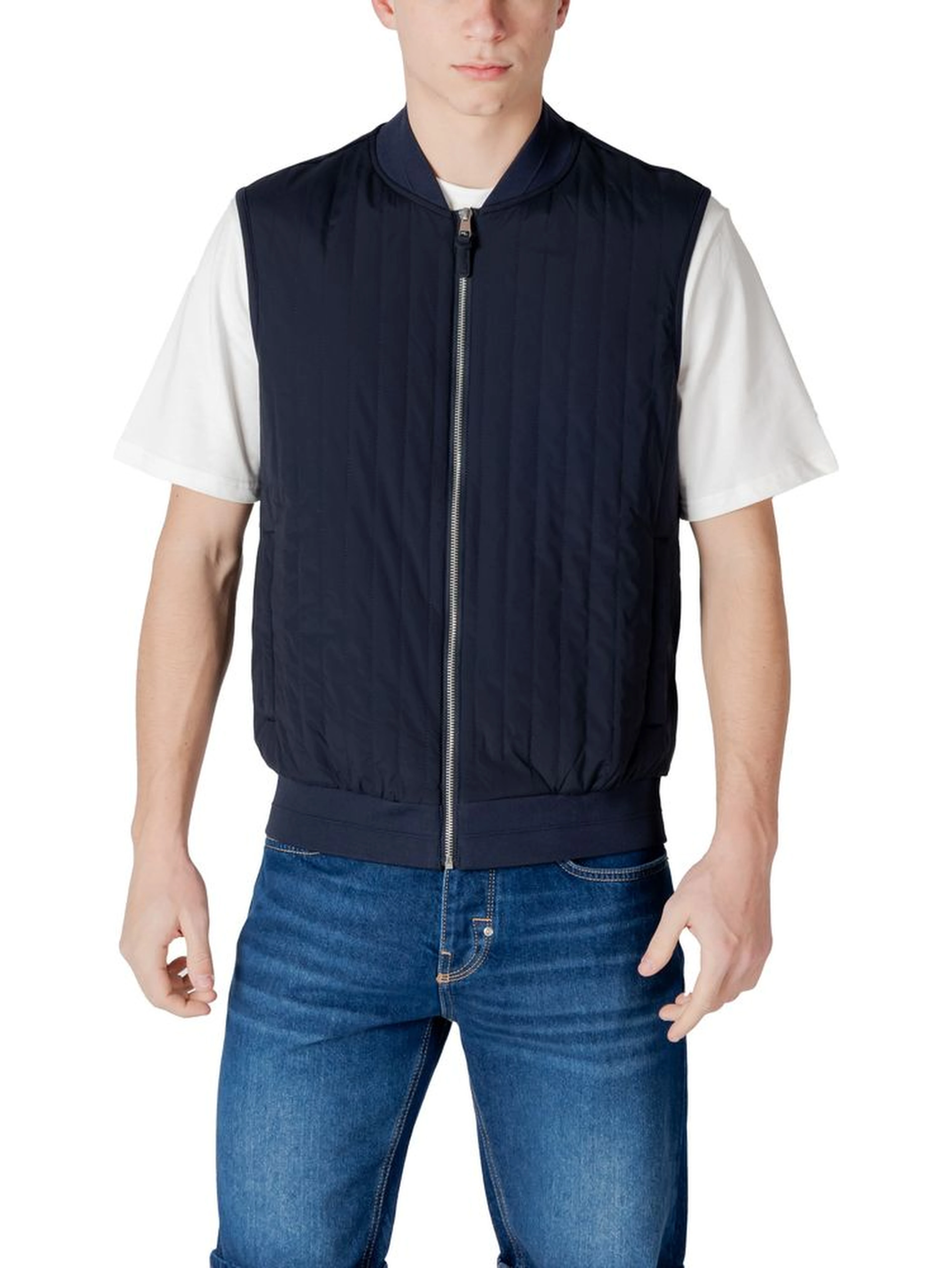 Blue Cotton Jackets & Coat