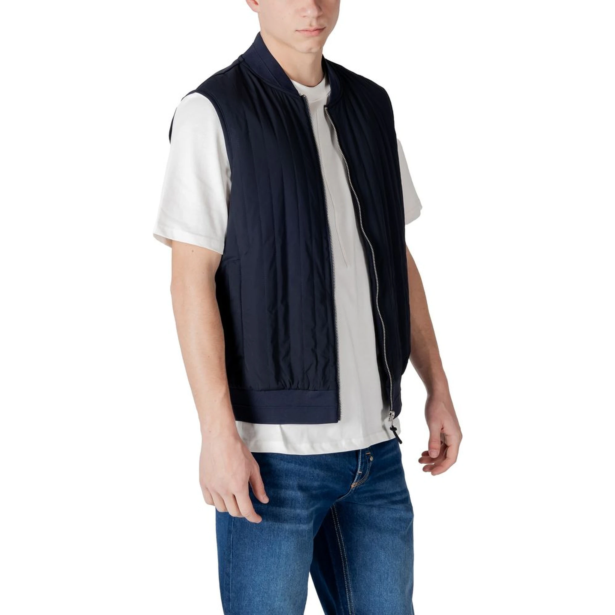 Blue Cotton Jackets & Coat