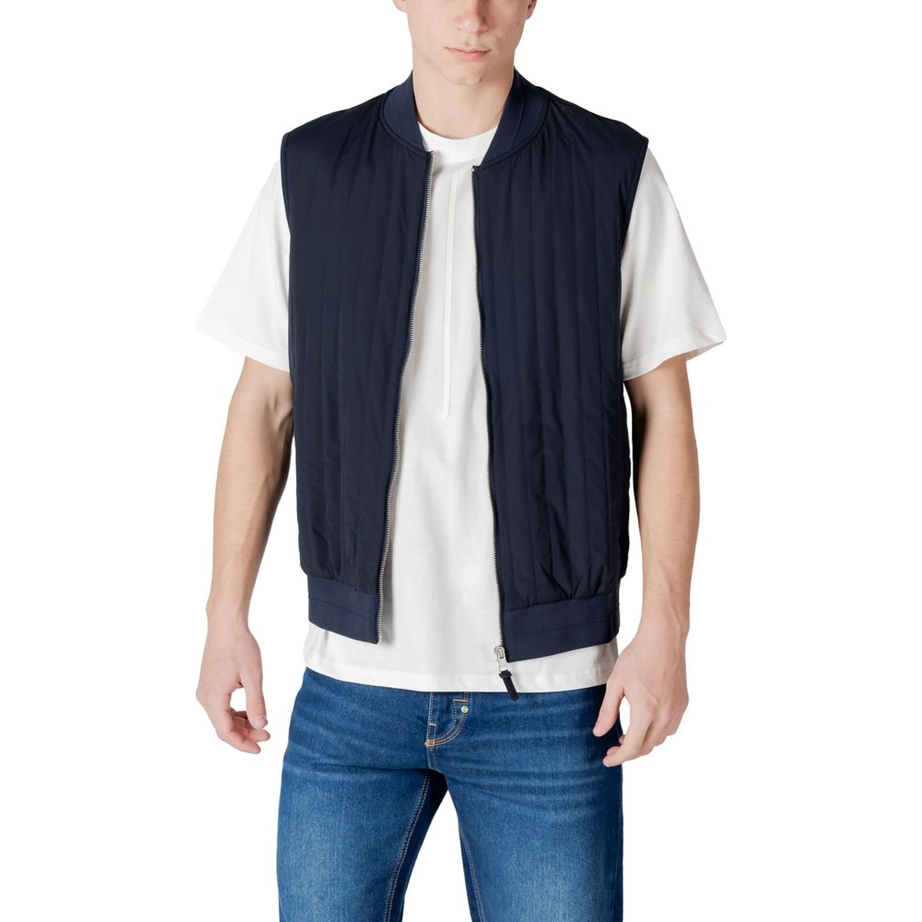 Blue Cotton Jackets & Coat