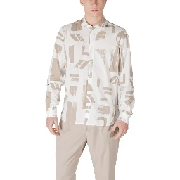 Beige Viscose Shirt