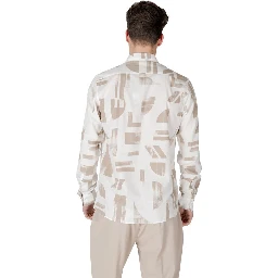 Beige Viscose Shirt