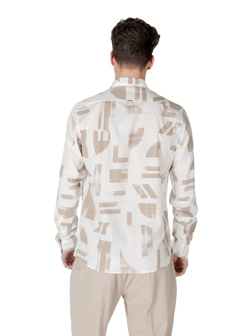 Beige Viscose Shirt