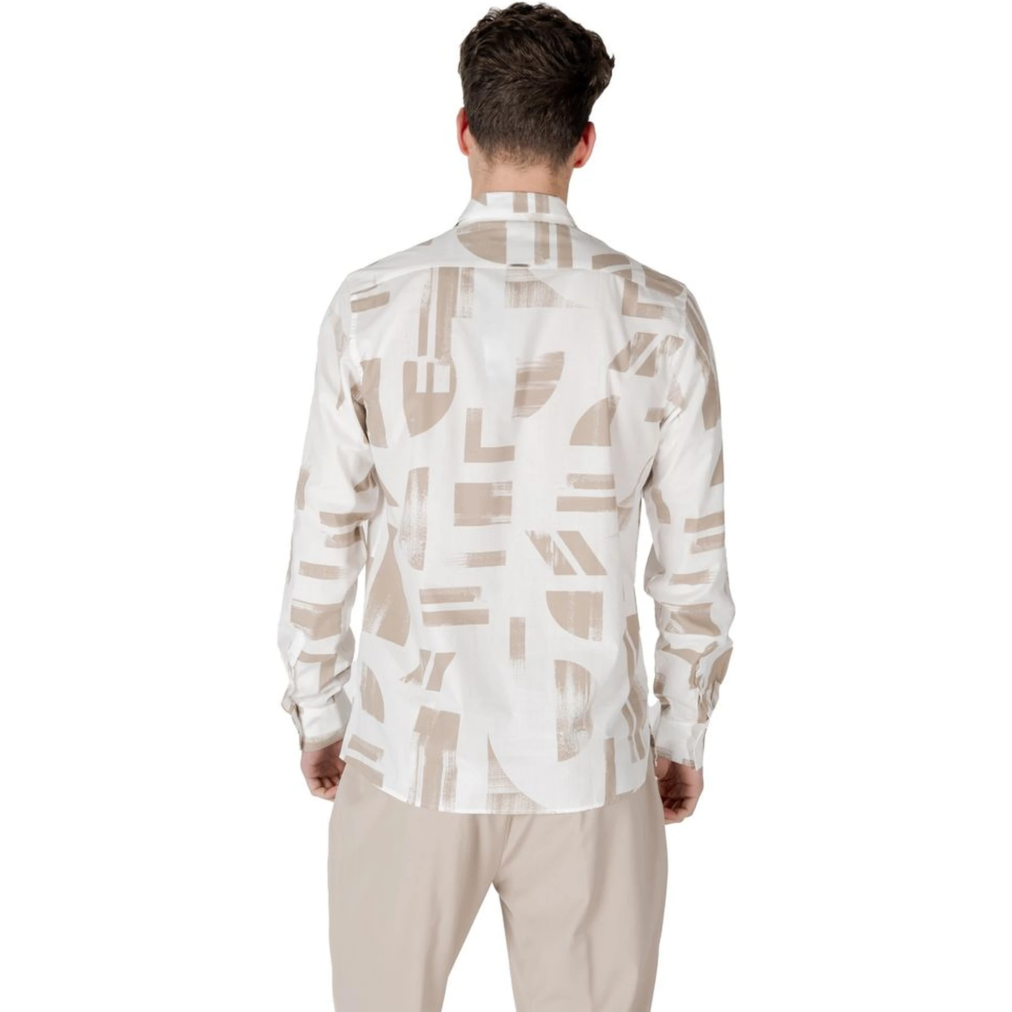 Beige Viscose Shirt