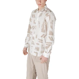 Beige Viscose Shirt