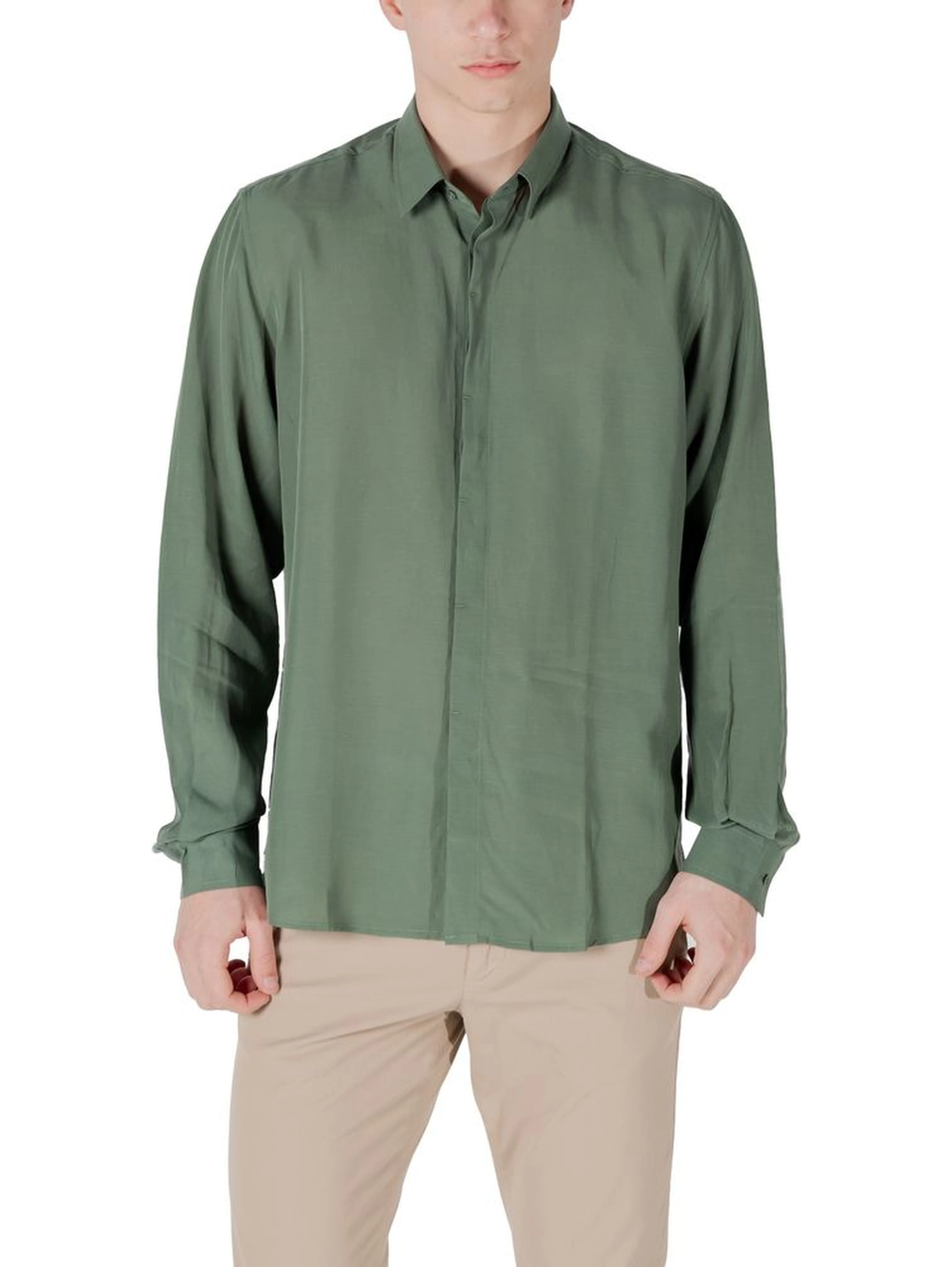 Green Lyocell Shirt
