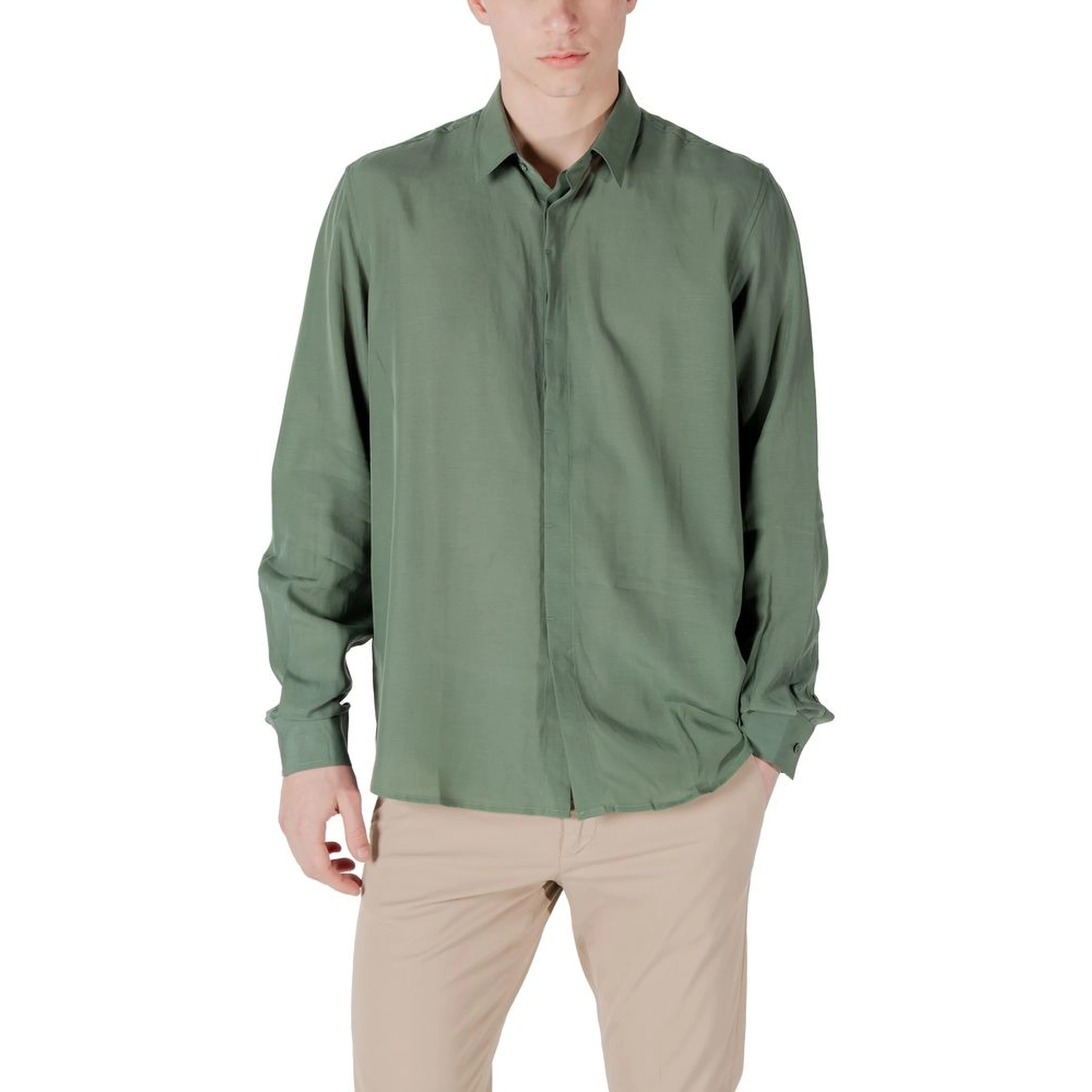 Green Lyocell Shirt
