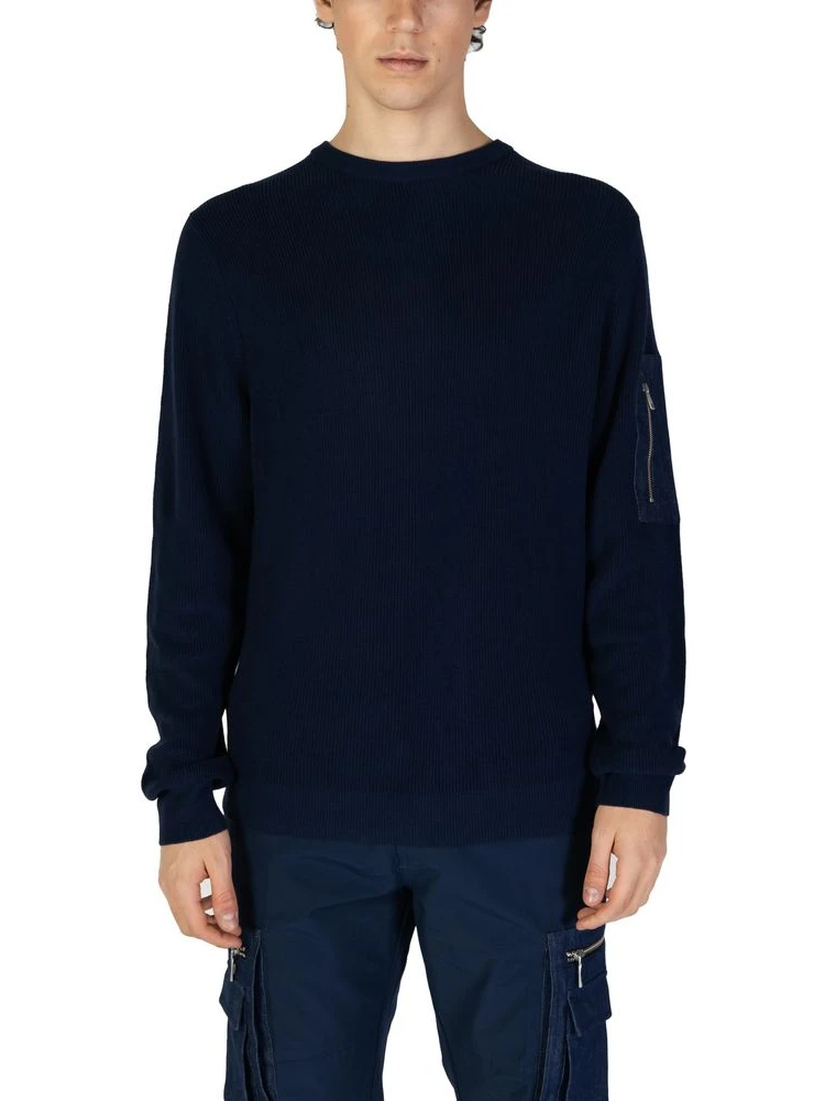 Blue Cotton Sweatshirt