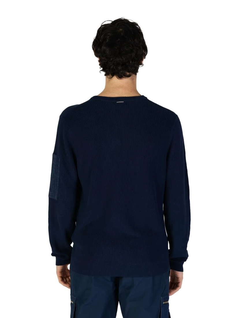Blue Cotton Sweatshirt