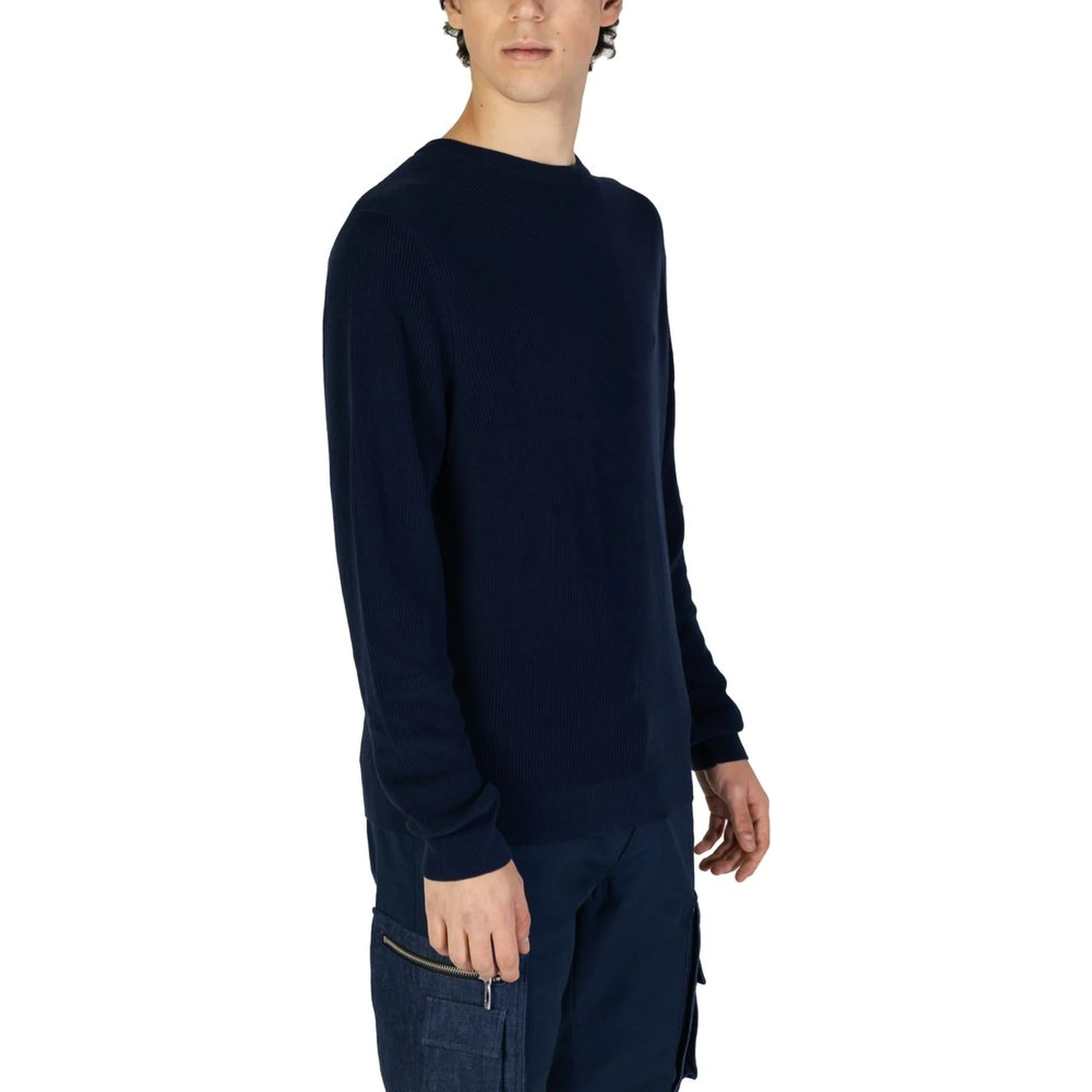 Blue Cotton Sweatshirt