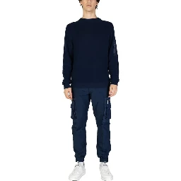 Blue Cotton Sweatshirt