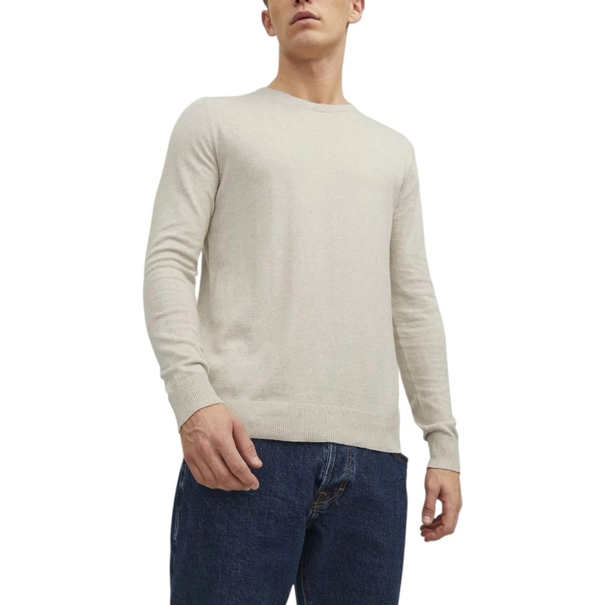Beige Cotton Sweatshirt