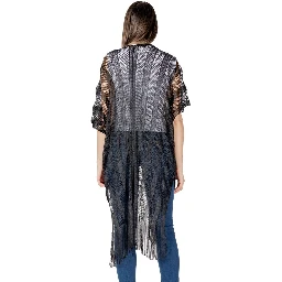 Black Polyester Scarf