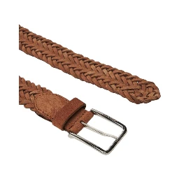 Brown Leather Regular Belt