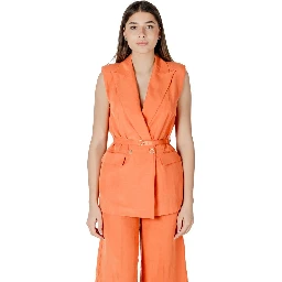 Orange Lyocell Waistcoat