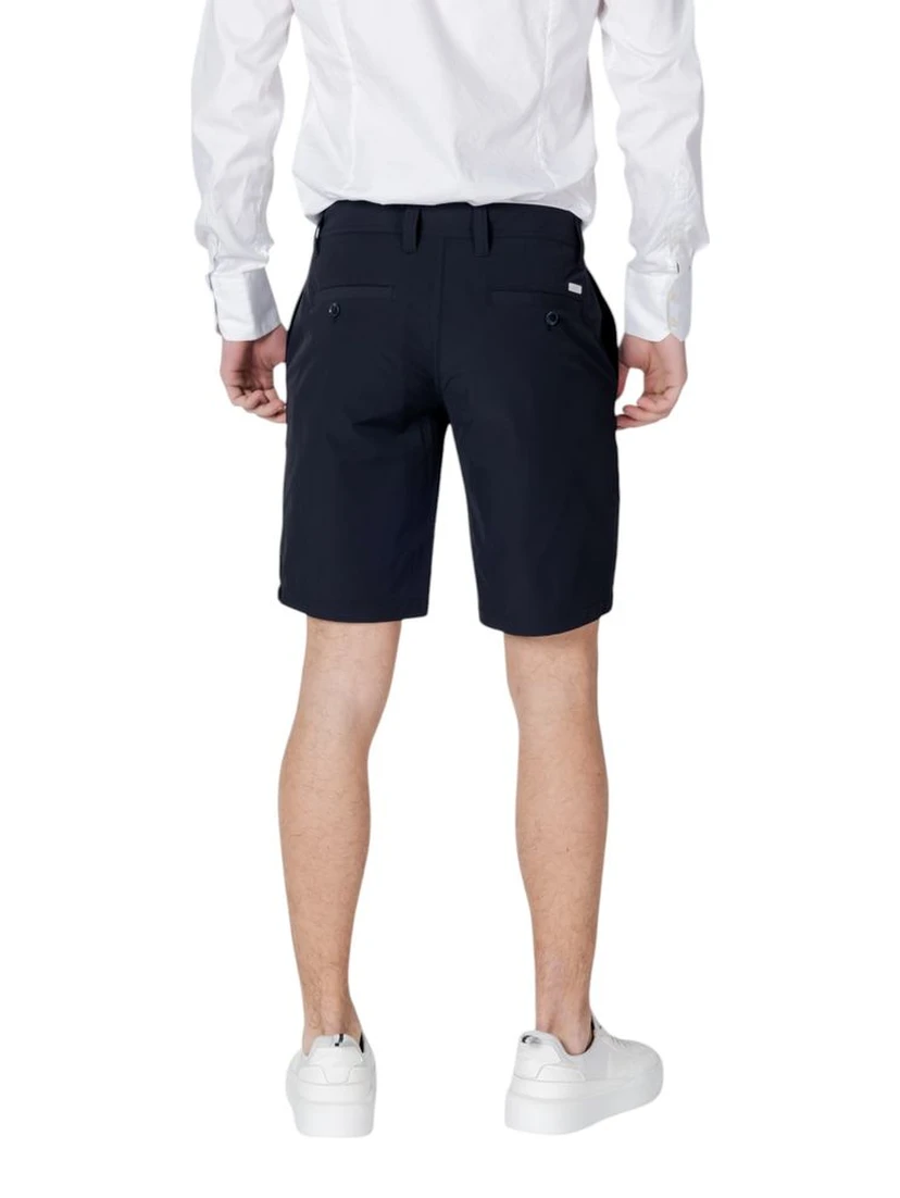 Blue Polyamide Bermuda Shorts
