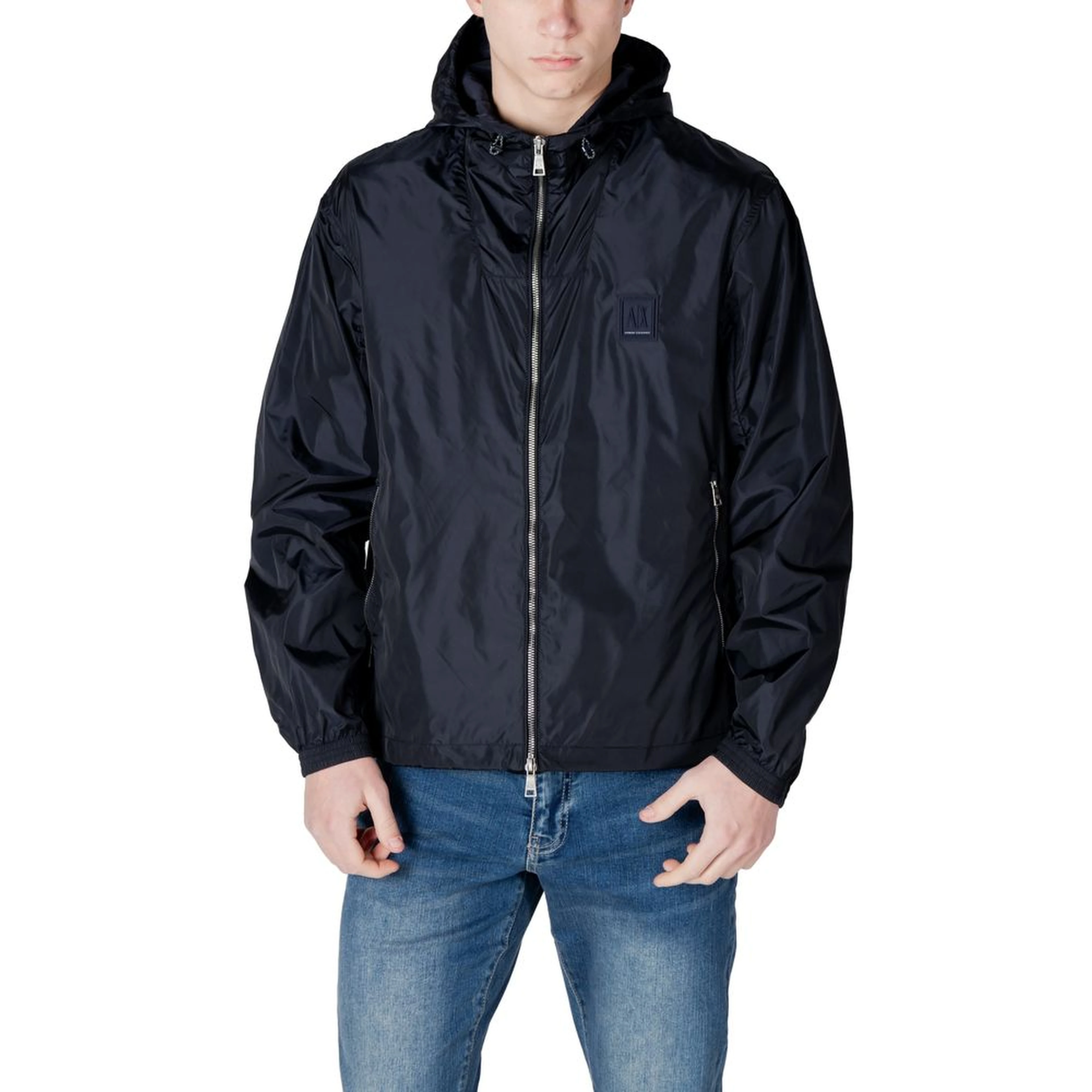 Blue Polyamide Shell Jacket