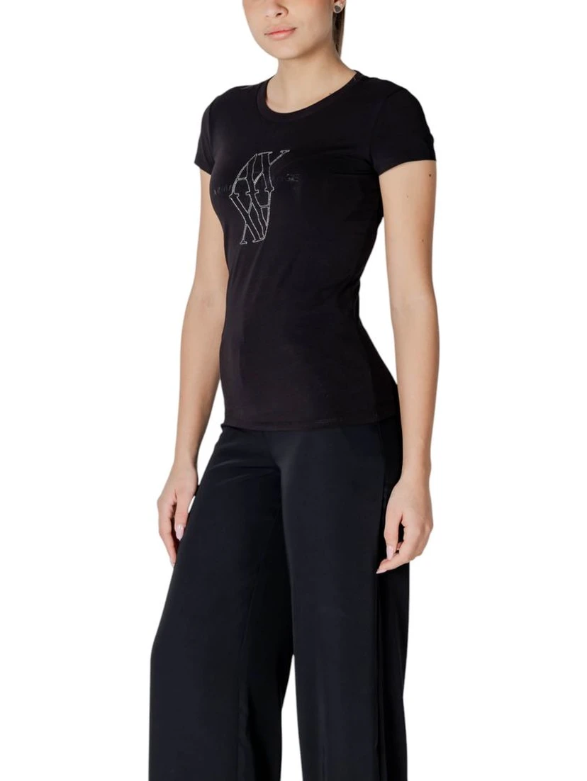 Black Cotton T-Shirt