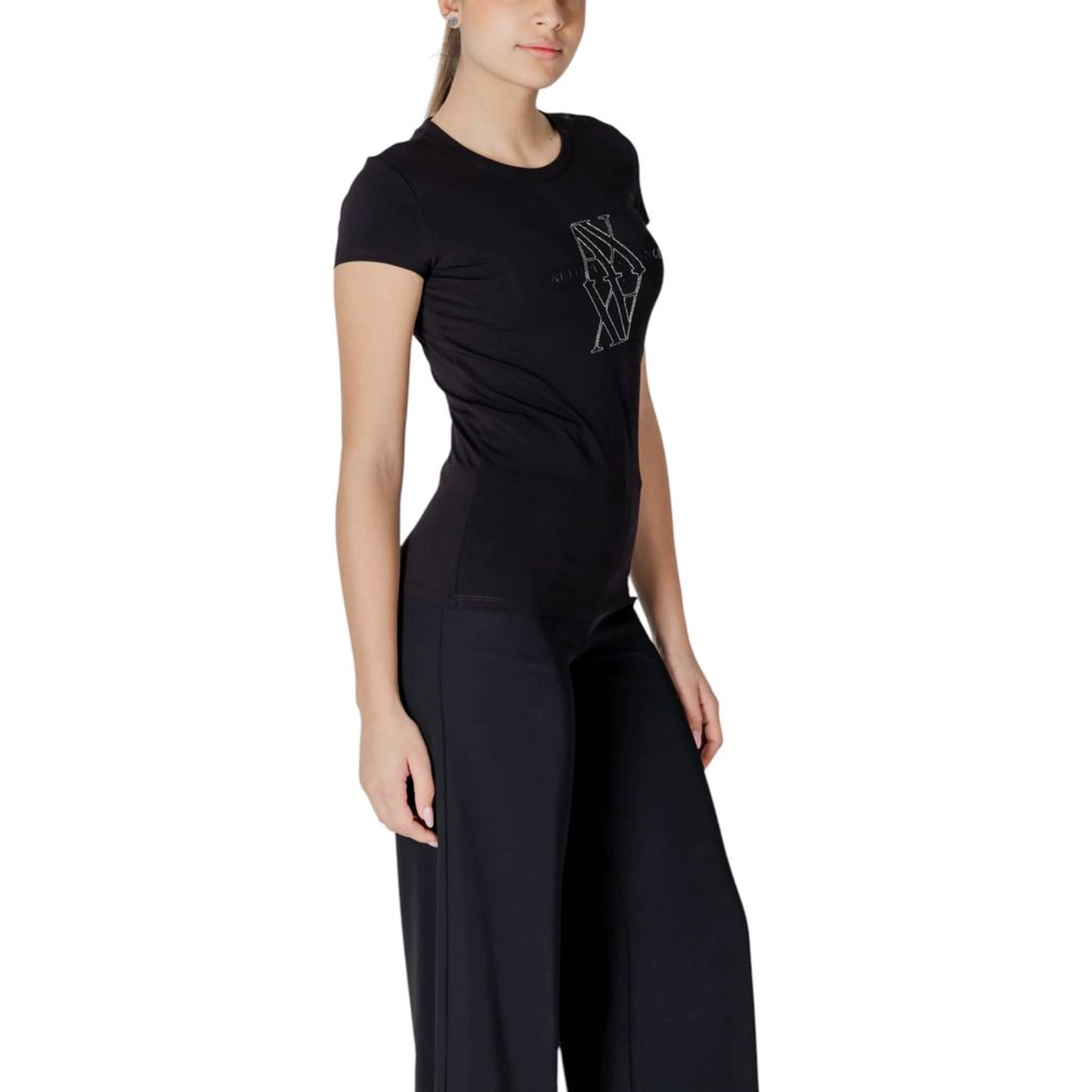 Black Cotton T-Shirt