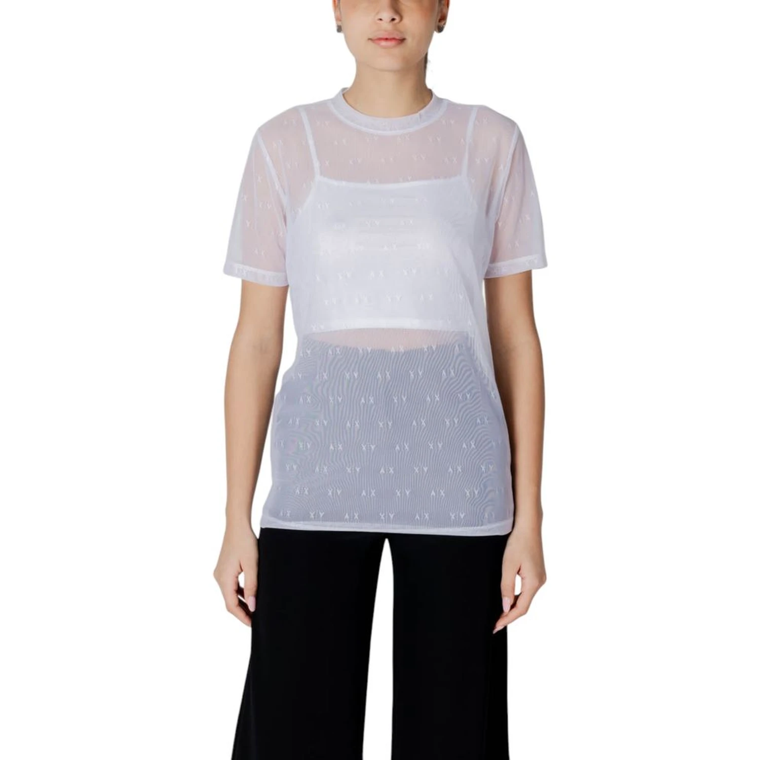 White Polyamide T-Shirt