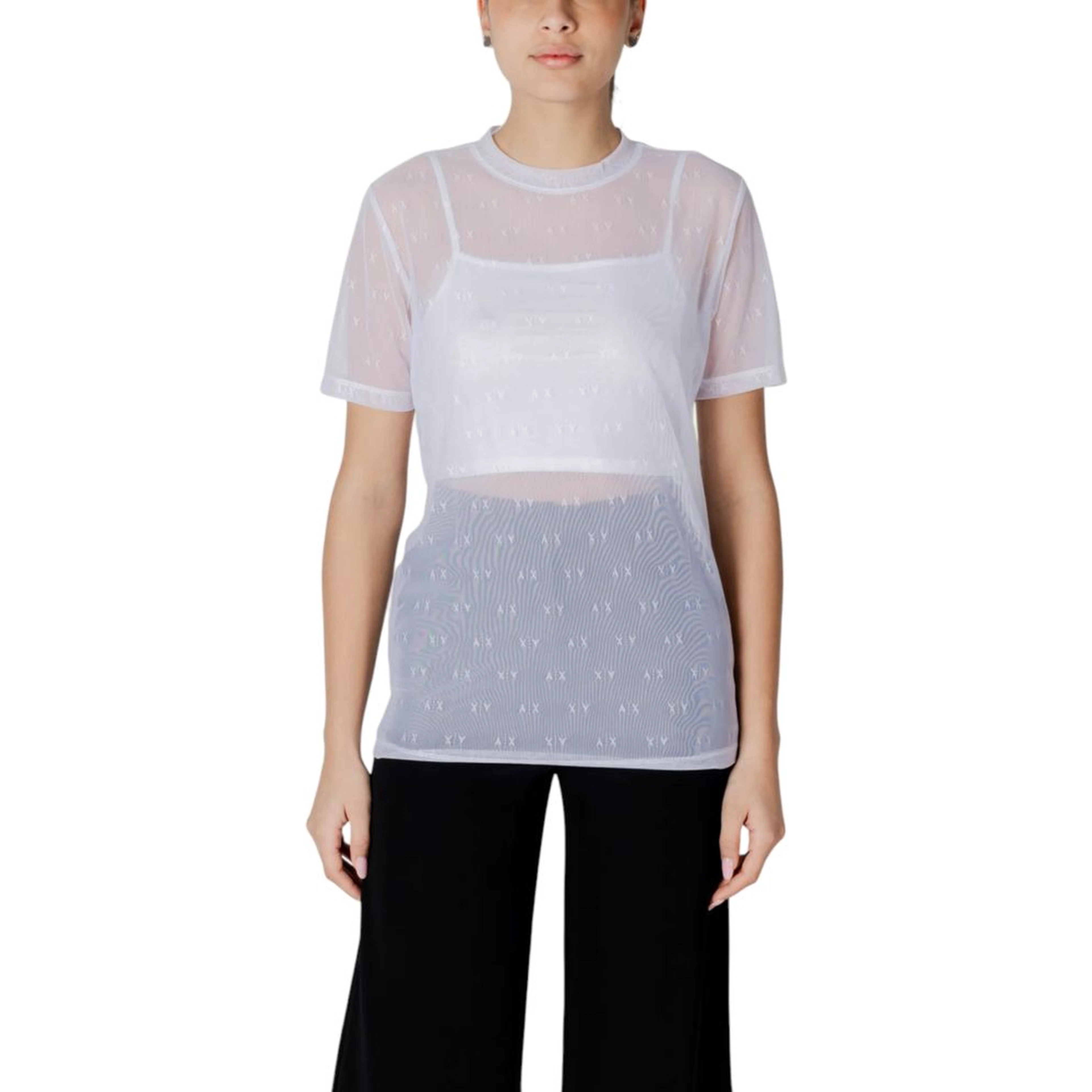 White Polyamide T-Shirt