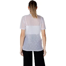 White Polyamide T-Shirt