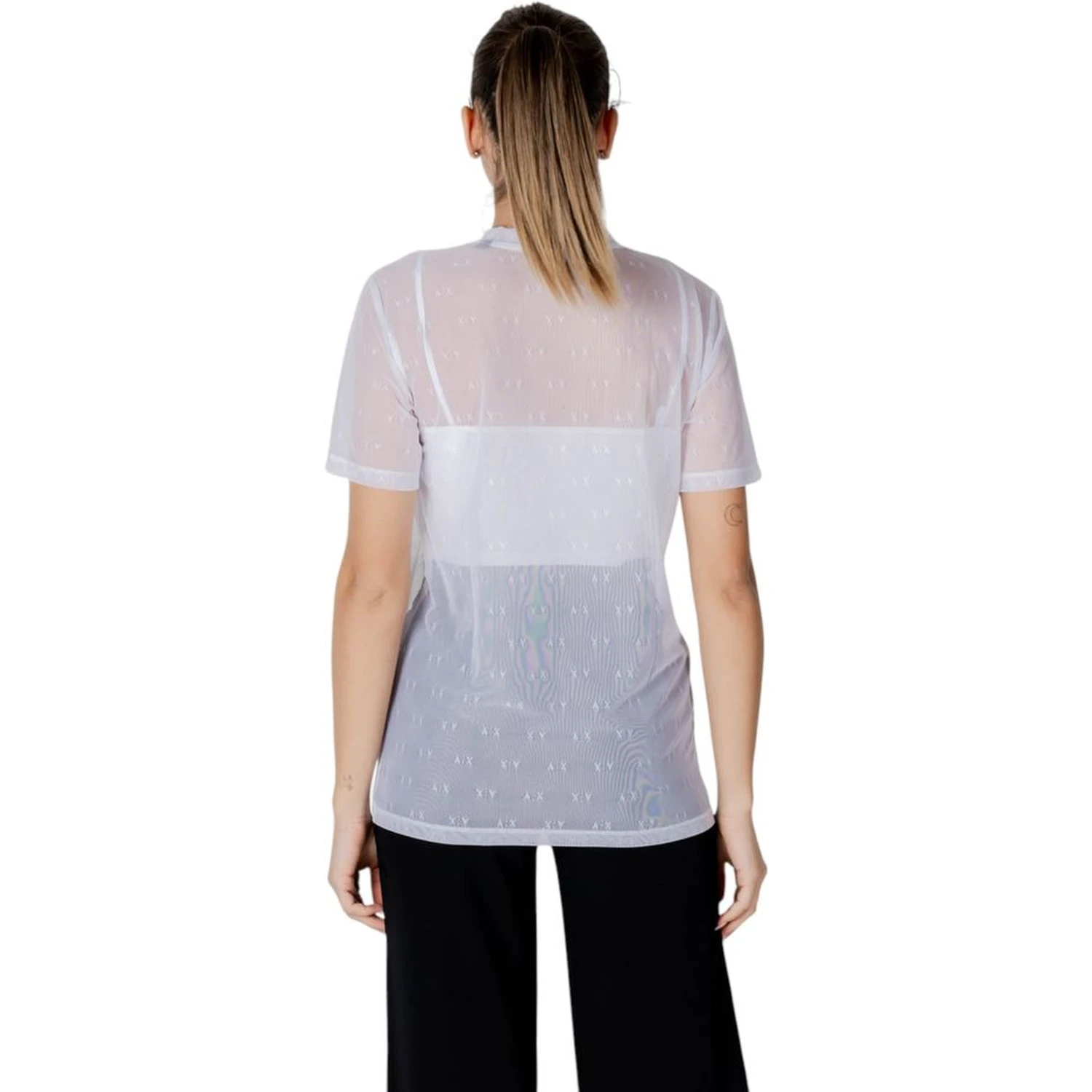 White Polyamide T-Shirt
