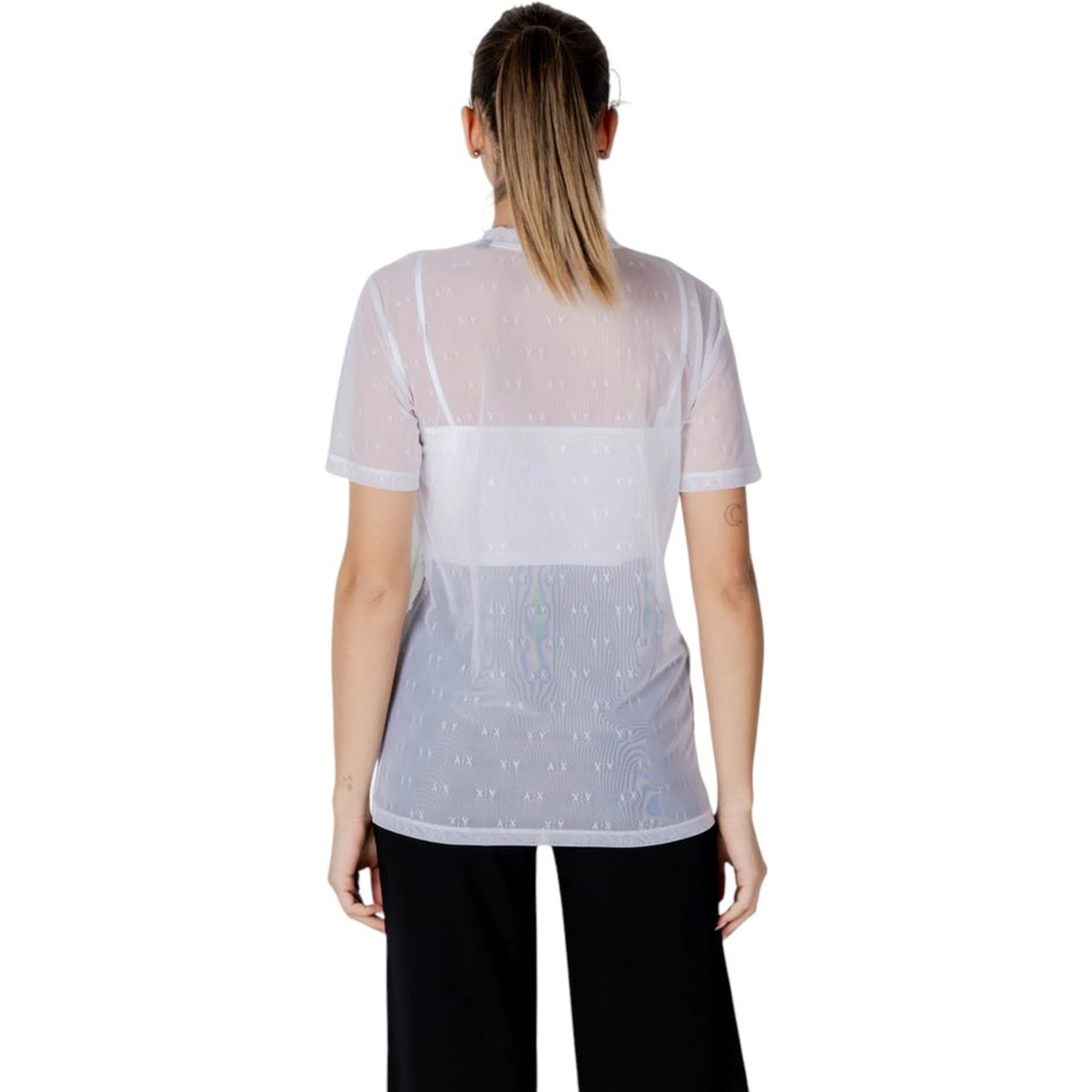 White Polyamide T-Shirt