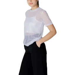 White Polyamide T-Shirt